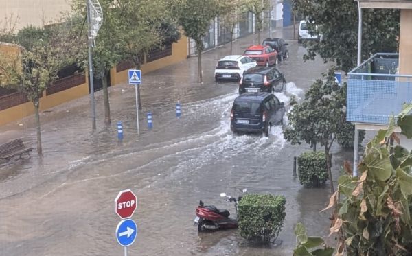 Uma tempestade deixa 11,7 litros por metro quadrado em dez minutos em Palafrugell